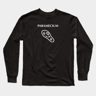 Paramecium unicellular organism Long Sleeve T-Shirt